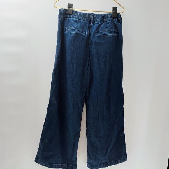 AMERICAN EAGLE HIGH WAISTED WIDE LEG PANTS Size 6 PULL PN PANTS JEANS STRETCHY - Picture 9 of 14